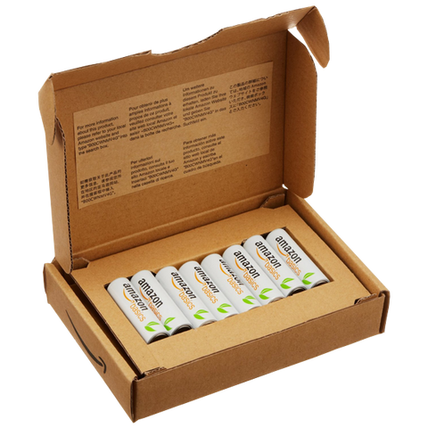 AmazonBasics 8 Pack AA Ni-MH Pre-Charged Rechargeable Batteries