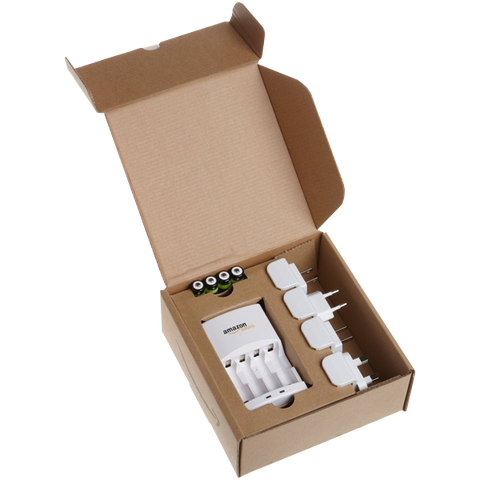 AmazonBasics AA NiMH Precharged Rechargeable Batteries 4-Pack