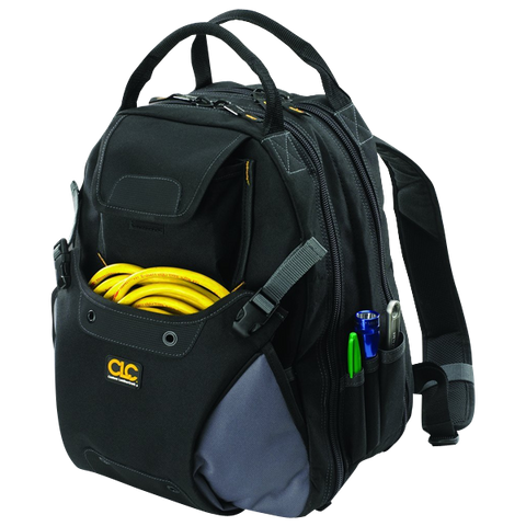 Custom Leathercraft 1134 Tool Backpack, 48-Pocket
