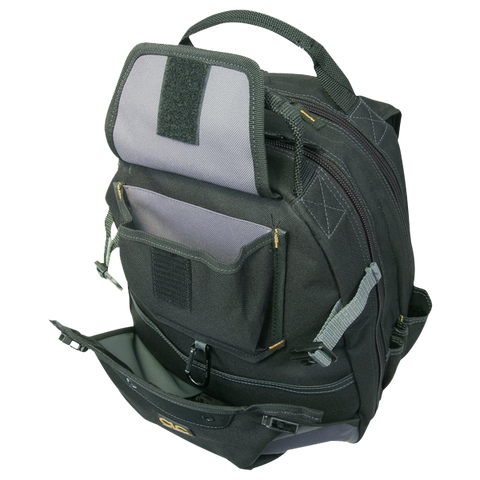 Custom Leathercraft 1134 Tool Backpack, 48-Pocket